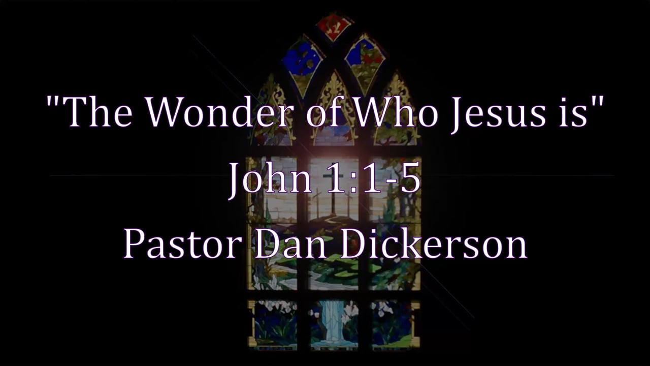 The Wonder of Who Jesus is