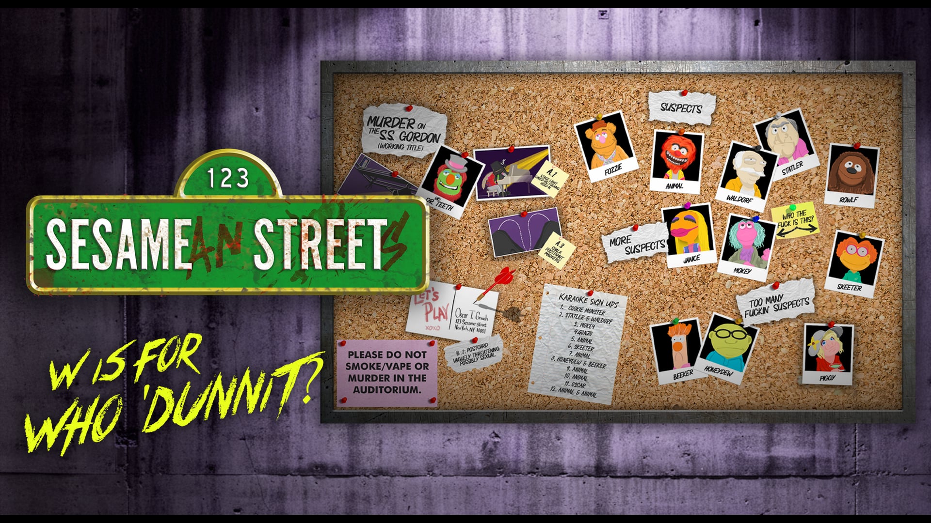 Sesamean Streets - Episode 5: W is for Who 'Dunnit?