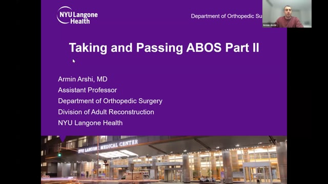 Taking and Passing ABOS Part II