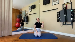 20 minute Beginner Pilates Mat Class: Arms and Shoulder Focus