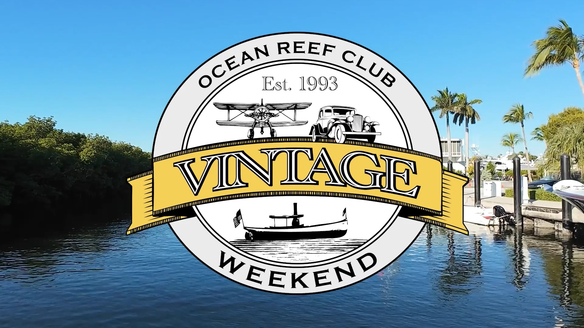 Ocean Reef Club top Key Largo, FL 20th Annual The Vintage Weekend Plush Blanket EXC