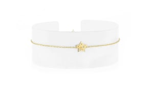 10kt Yellow Gold Openwork Star Bracelet