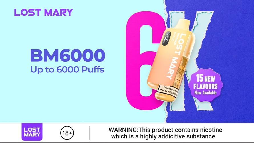 Lost Mary BM6000 new flavours