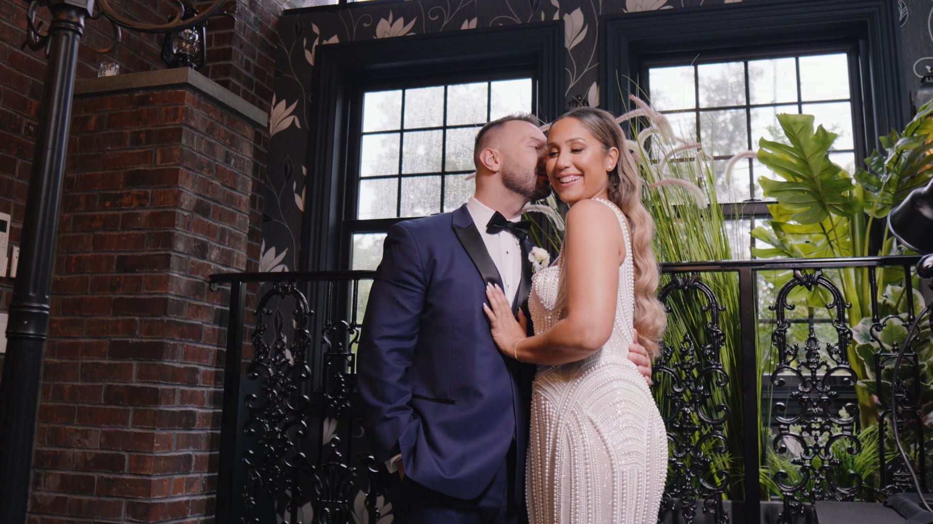 A + C's Romantic New Jersey Wedding at Park Loft