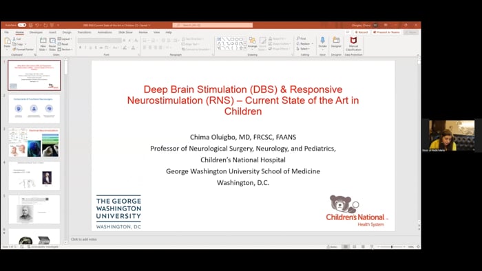 Deep Brain Stimulation (DBS) & Responsive Neurostimulation (RNS) - Current State of the Art in Children