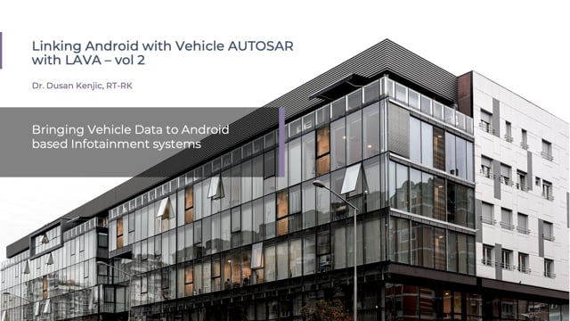 Advancing software-defined vehicles: linking Android Automotive and AUTOSAR with LAVA