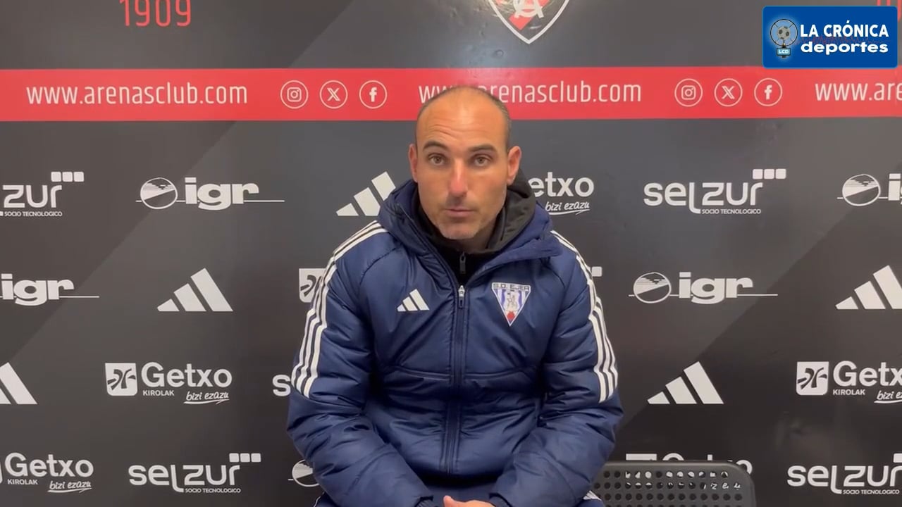 IVÁN MARTÍNEZ (Entrenador Ejea) Arenas de Getxo 1-0 SD Ejea / Jor. 15 - Segunda Rfef / Gr 2