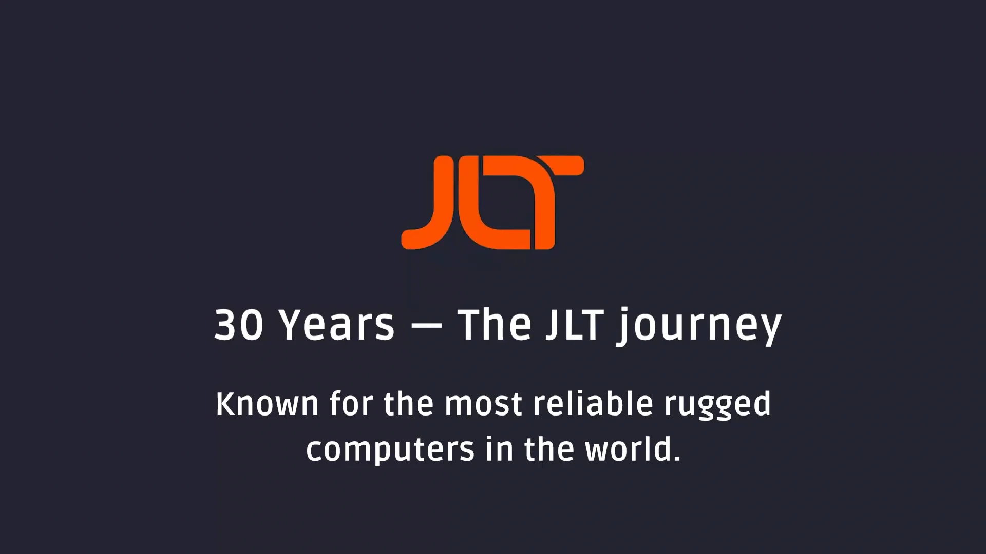 JLT Mobile Computers celebrating 30 years of rugged computing innovation