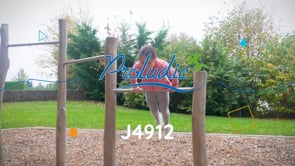 Trojitá hrazda J4912 detské ihriská acti’fun fitness video