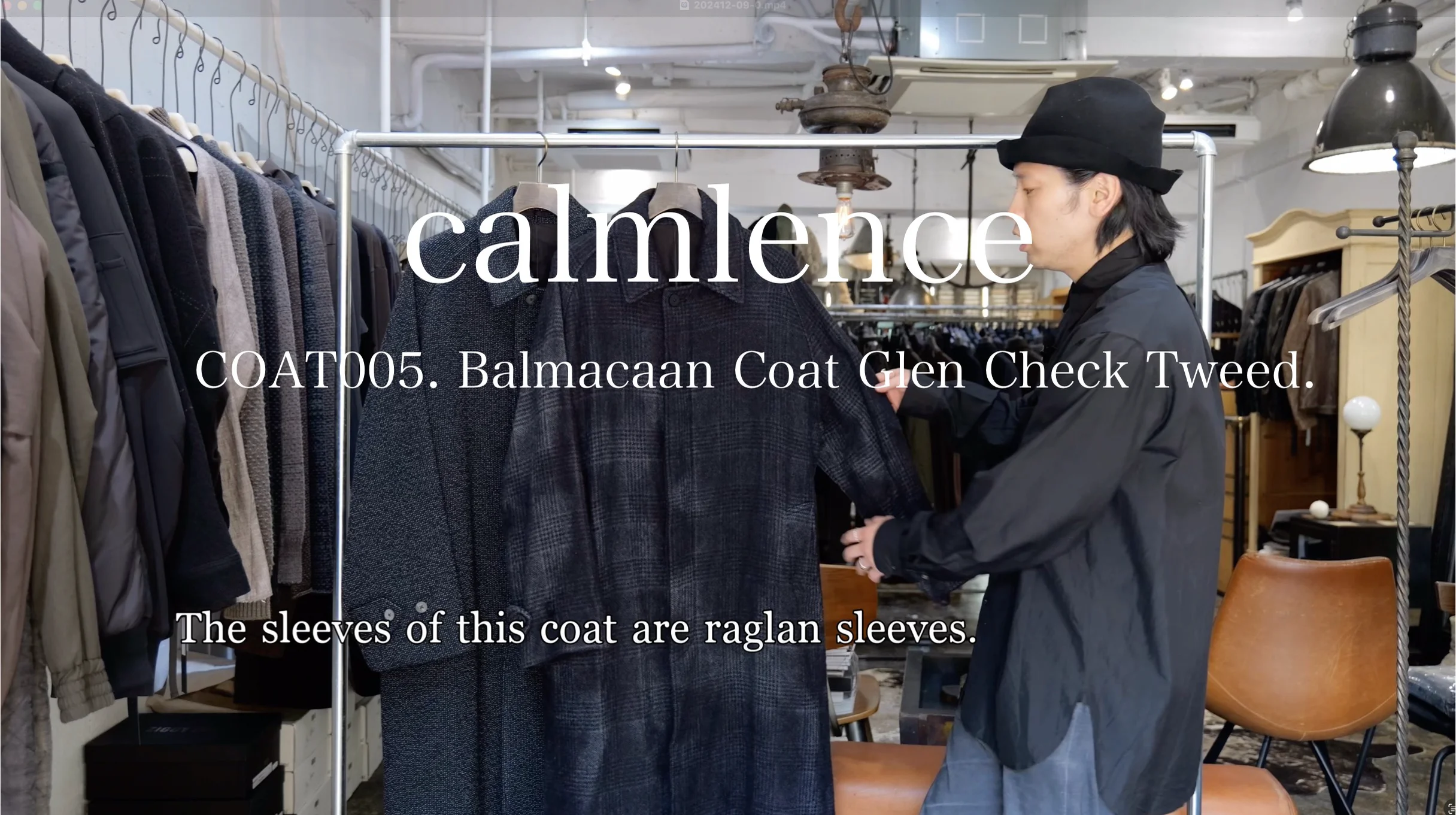 23awカームレンス calmlence バルマカンコート ちかっ