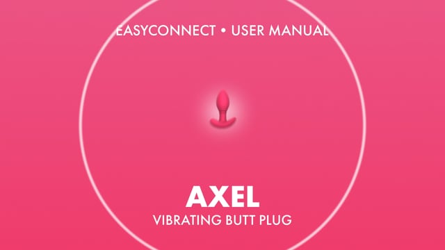 Plug Anal Vibratório Axel com App EasyConnect