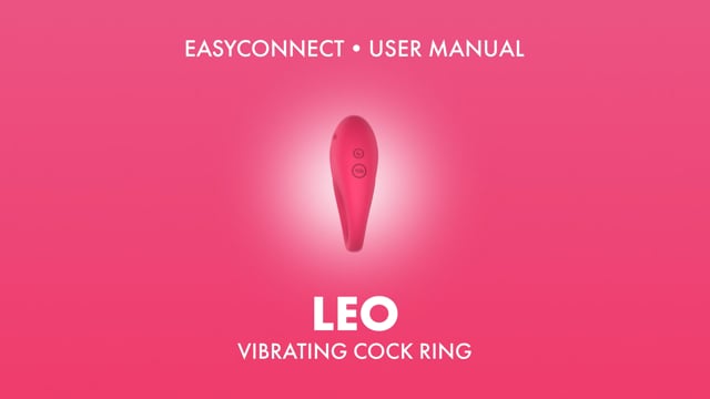 Anel Peniano Vibratório Leo com App EasyConnect