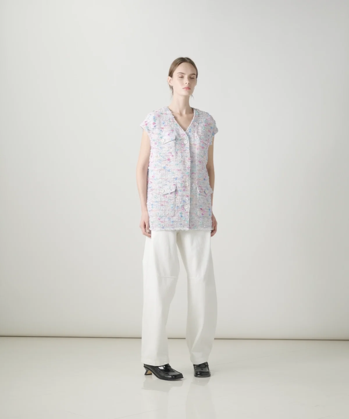 DSC / ホワイトデニムワイドパンツ(SALE) パンツ・レギンス Night