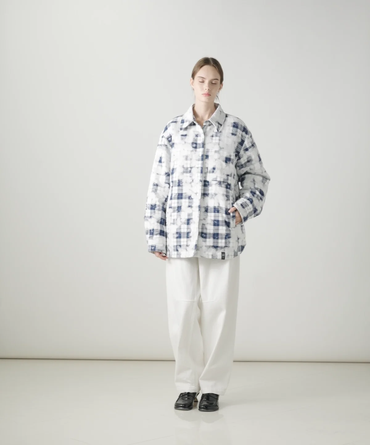 DSC / ダメージチェックシャツダウン OUTERS Night STORE