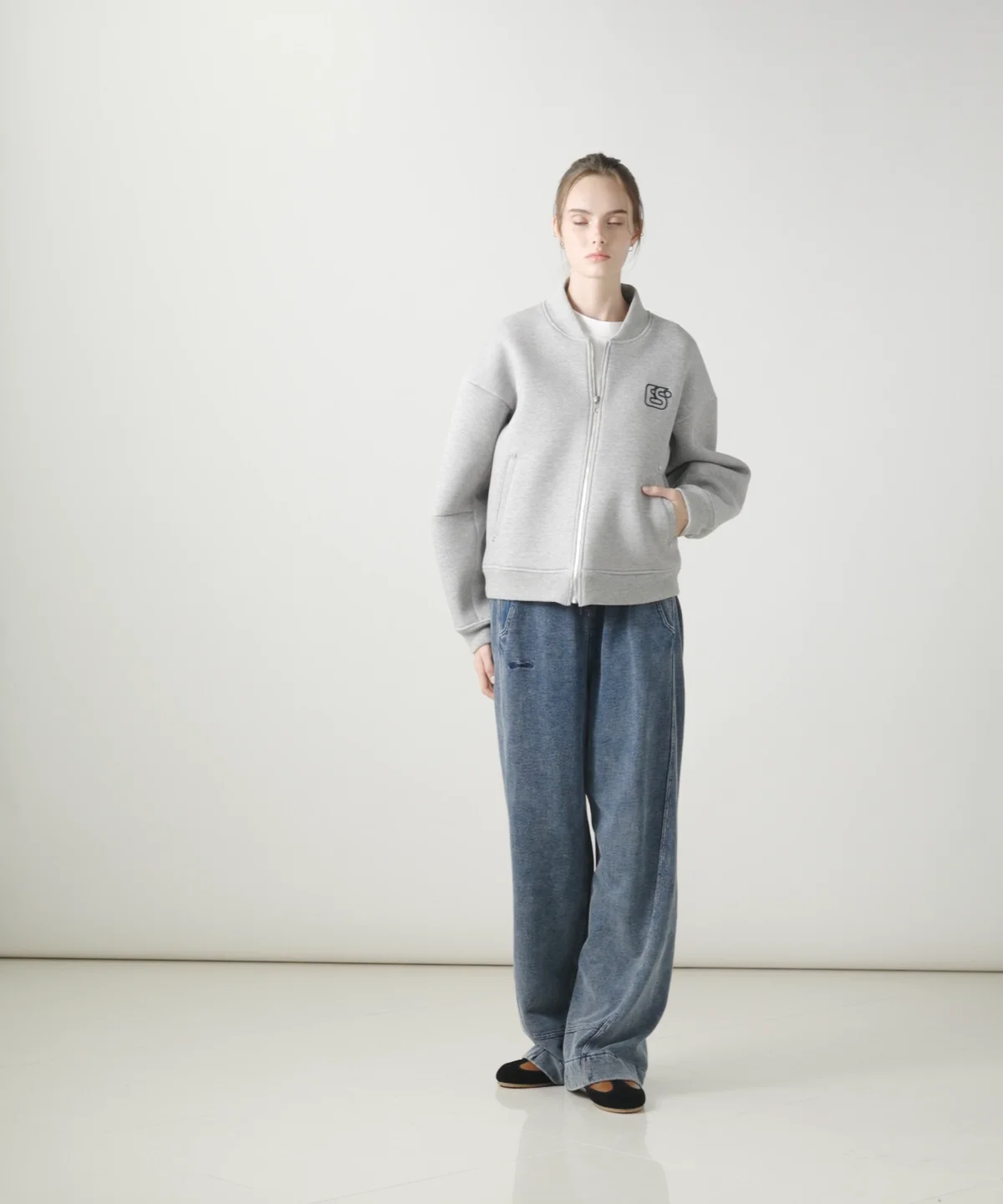 ESSENTIAL / ダンボールニットボンバージャケット OUTERS Night ESSENTIAL / ダンボールニットボンバージャケット OUTERS Night