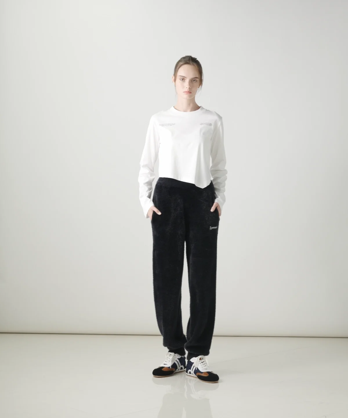 レビュー高評価の商品！ シャギーモールニットパンツ / ESSENTIAL BOTTOMS STORE Night パンツ