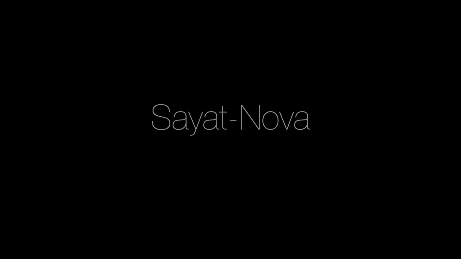 Sayat Nova