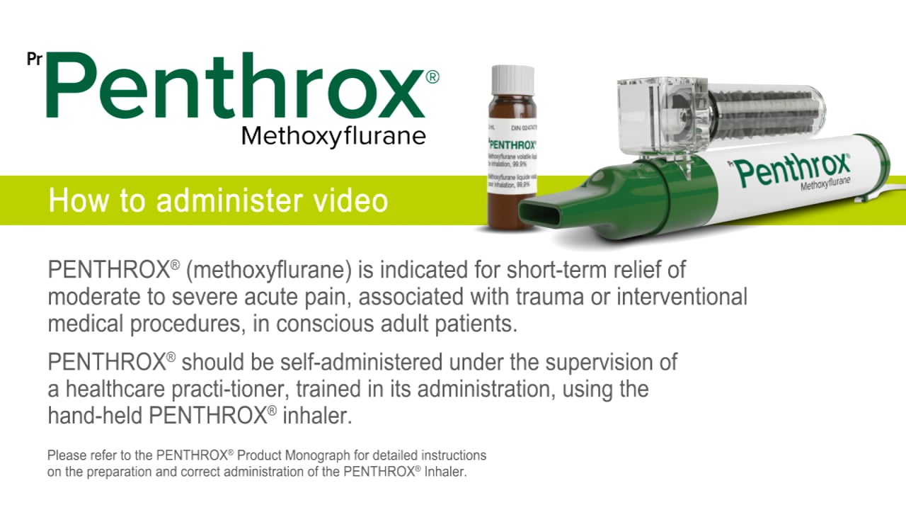 How to Use Penthrox