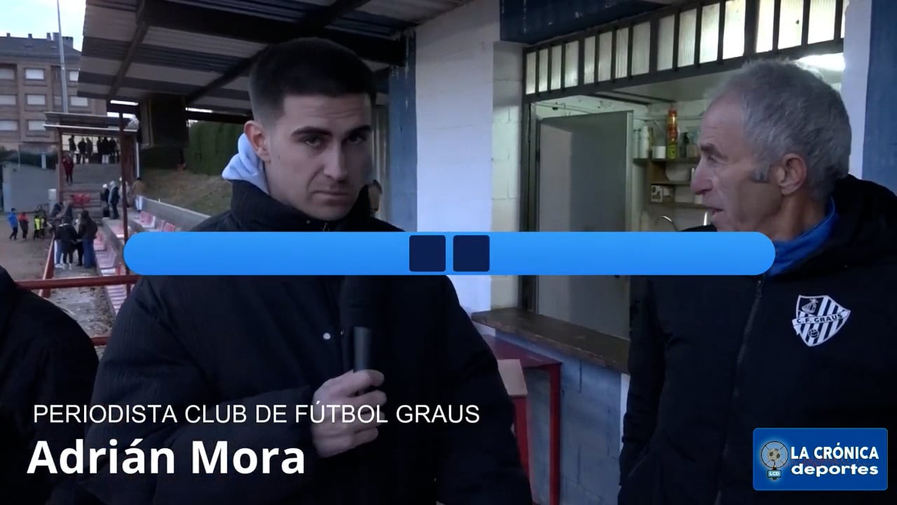 PABLO AGUILAR Y ADRIÁN MORA (Entrenador Graus y Periodista) CF Graus 1-1 AD Lanaja / Aplazado en su Día / Primera Regional Gr 2