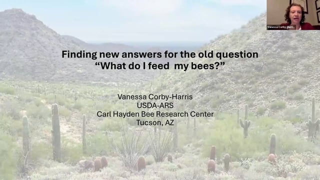 It Depends - Dr. Vanessa Corby-Harris Discusses Fall supplemental diets