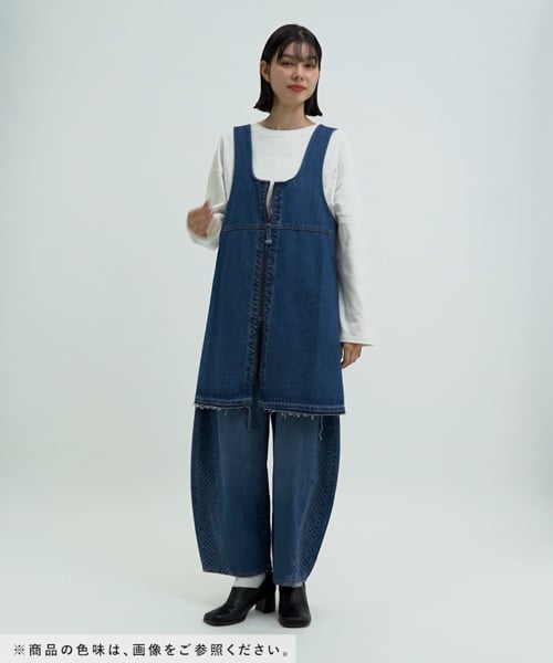 NKJ 2025SS]2WAY DENIM DRESS | [公式]ニコアンド（niko and ...）通販
