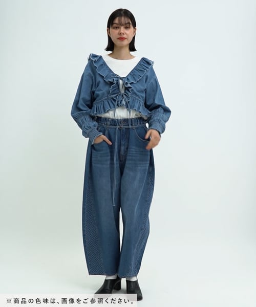 NKJ 2025SS]FRILL BOLERO BLOUSE | [公式]ニコアンド（niko and ）通販