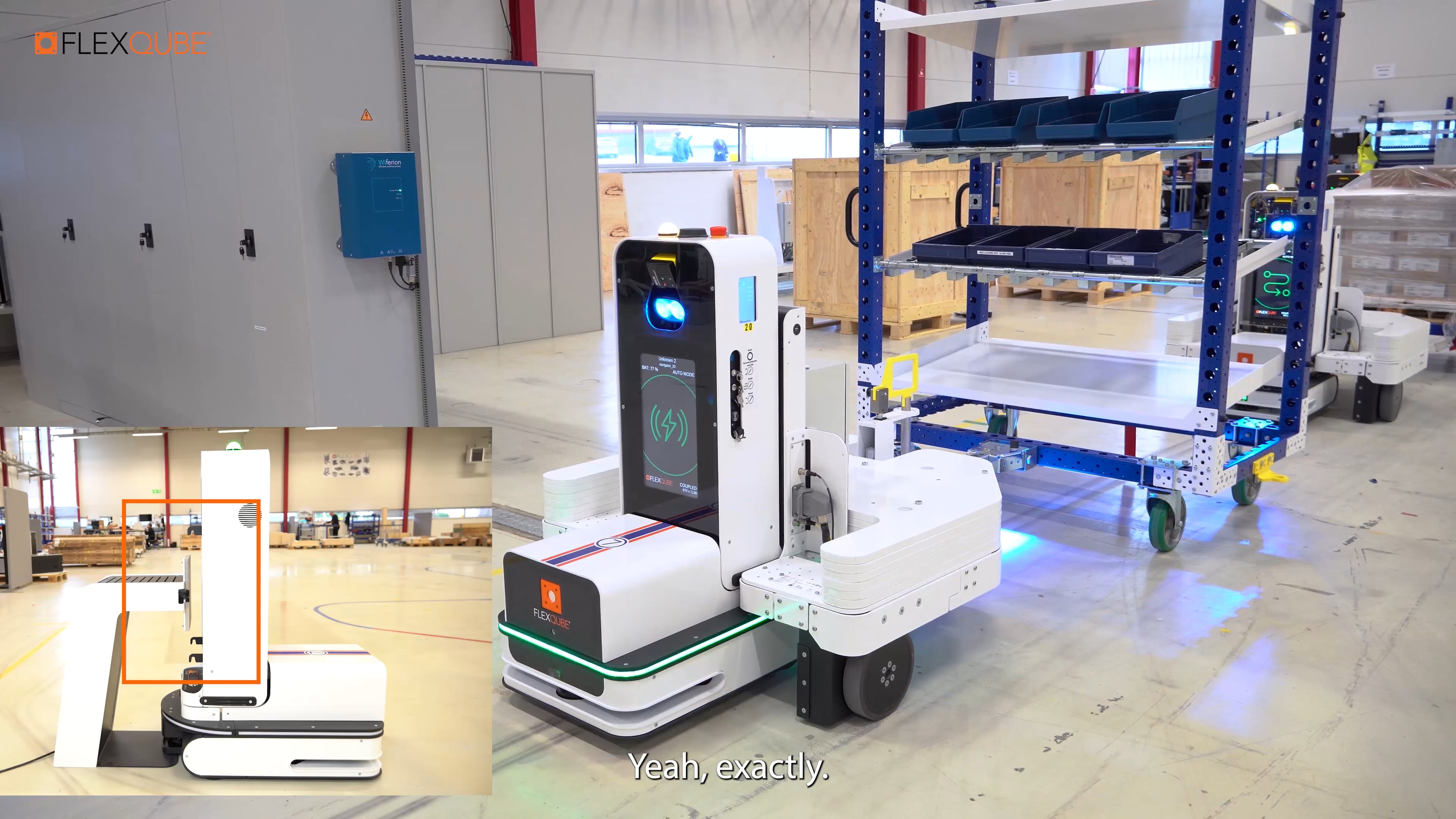 Explore the new AMR Navigator with towing Load Carrier for heavy-duty ...