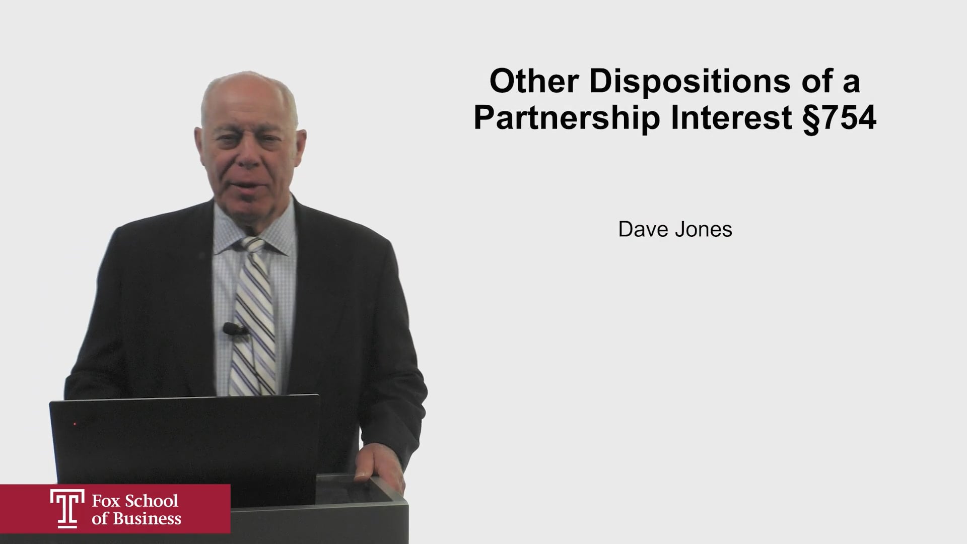 Login to view Other Dispositions of a Partnership Interest and 754