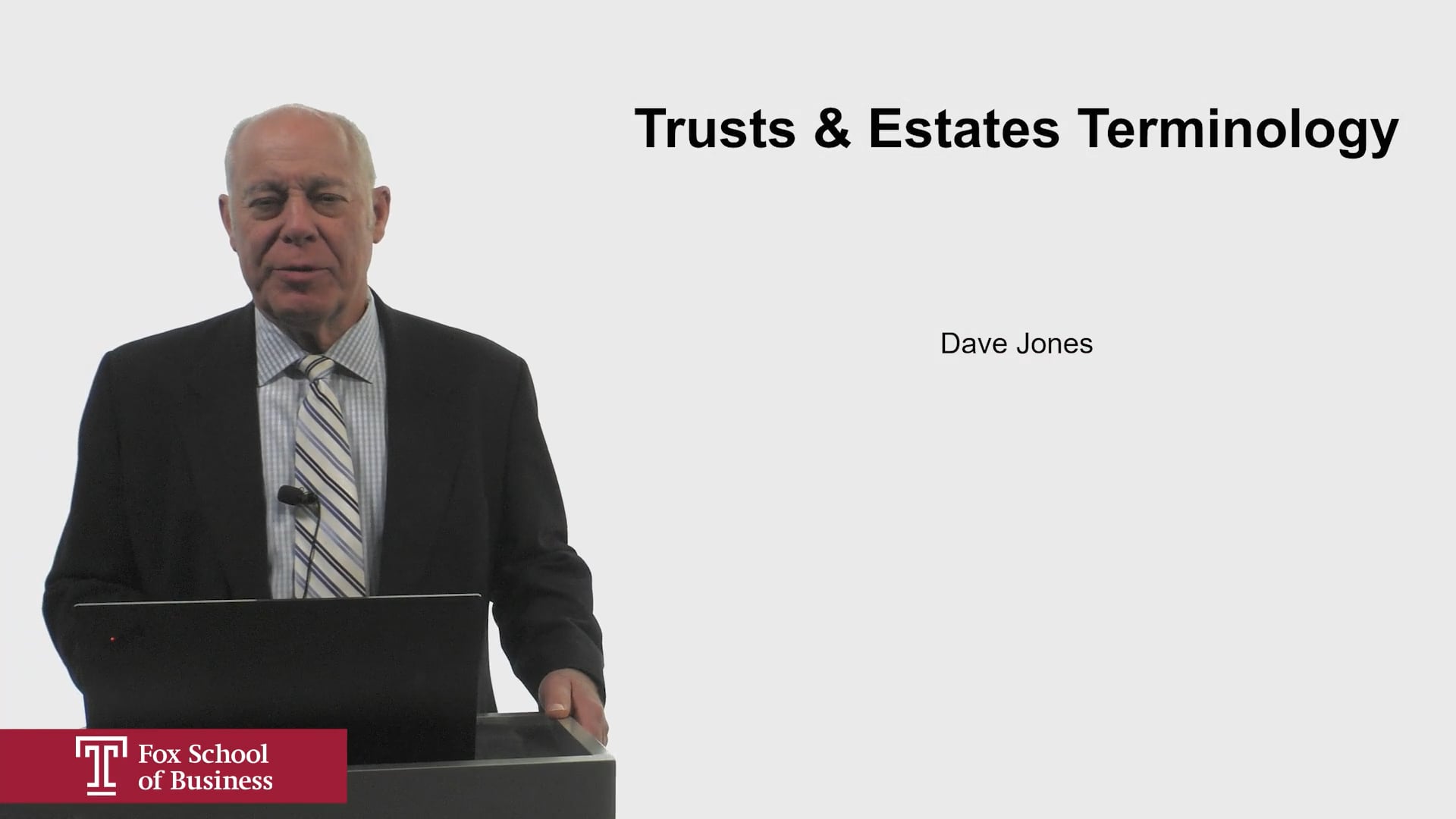 Login to view Trust and Estates Terminology