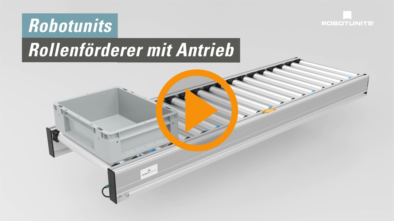 Rollenförderer mit Antrieb | Robotunits
