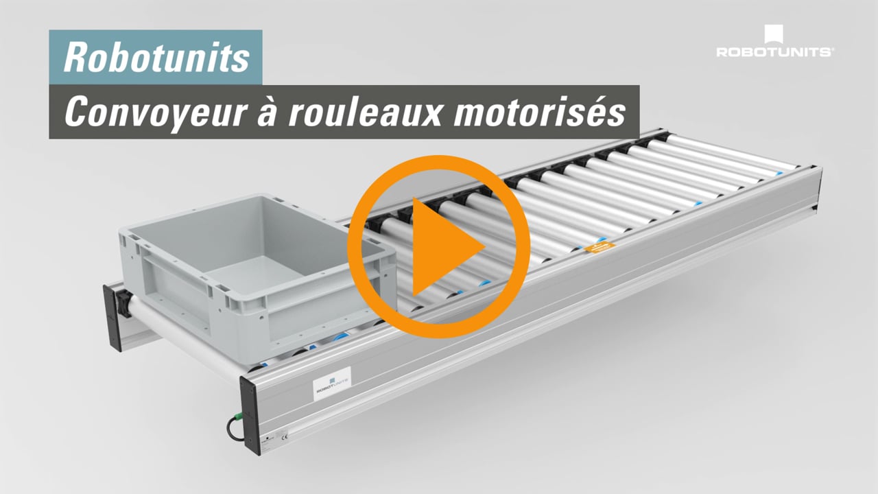 Convoyeur à rouleaux motorisés | Robotunits
