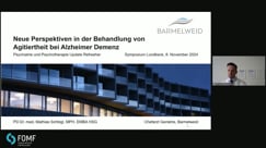 Neue Perspektiven in der Behandlung von Agitiertheit bei Alzheimer Demenz 