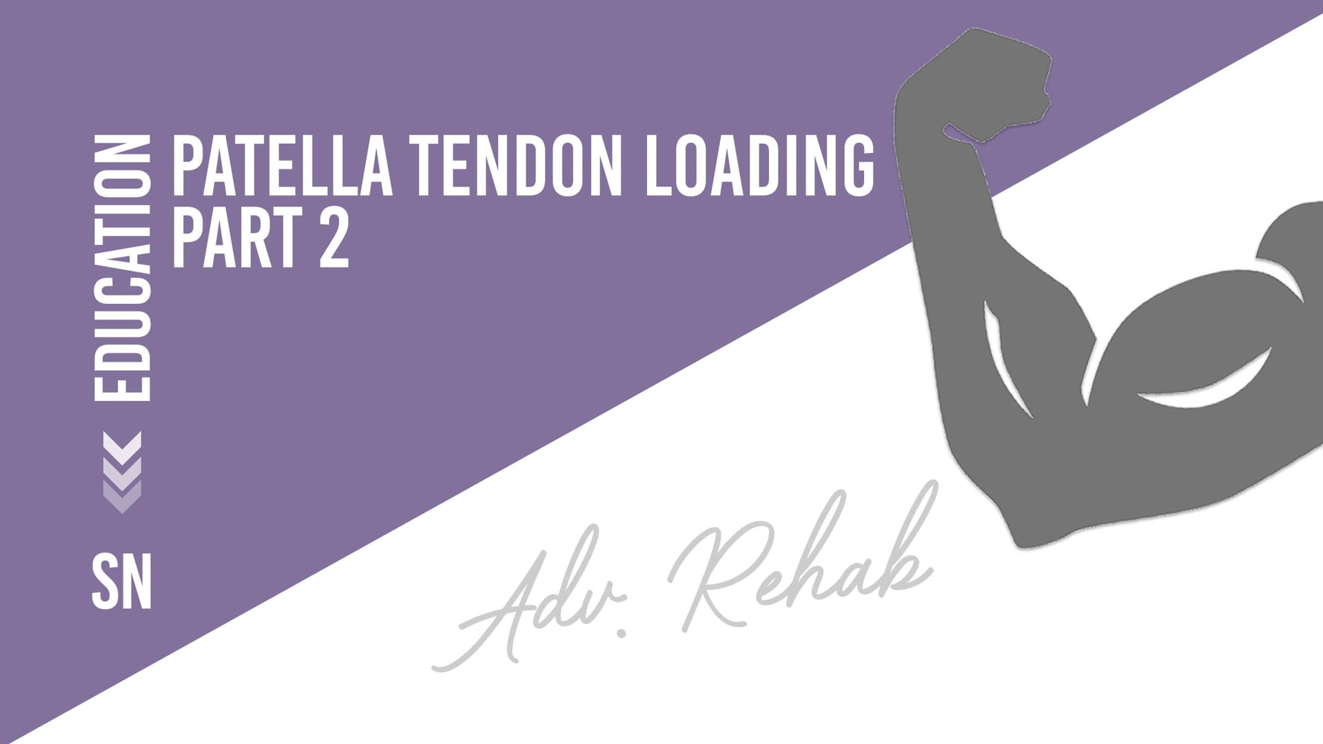 Patella Tendon Loading - Part 2