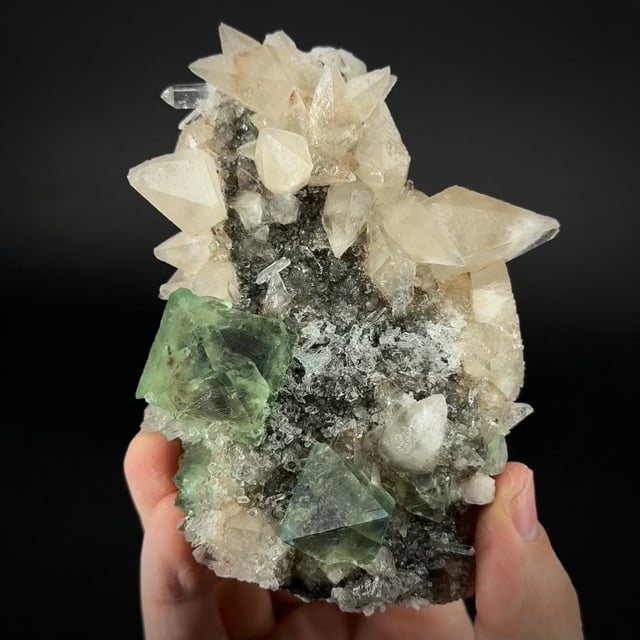 Fluorite, Calcite & Quartz (New Find)