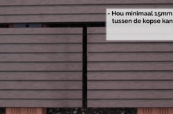 Doorleggen vlonderplank