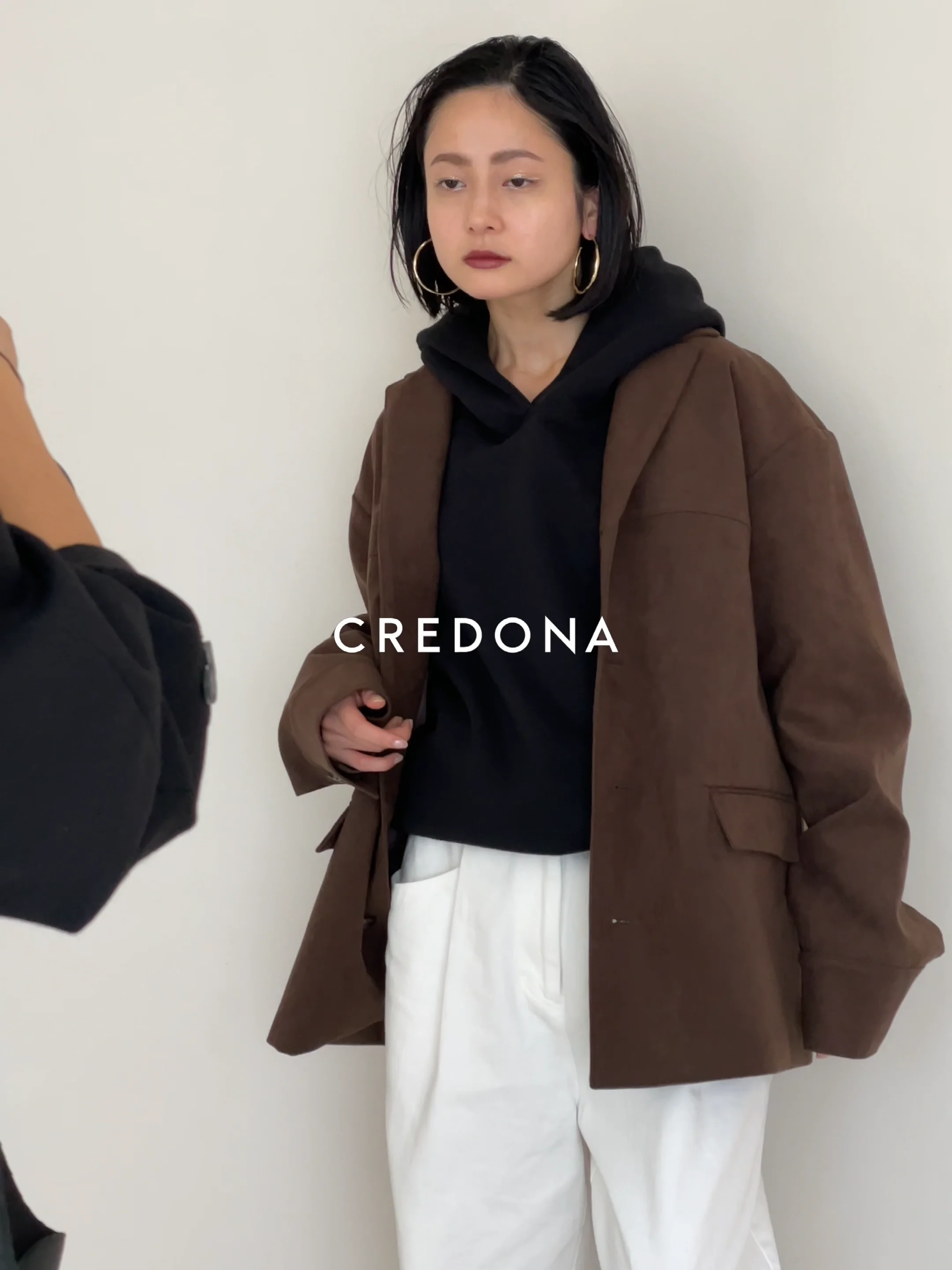 SUEDE JACKET(0 BROWN): OuterCREDONA