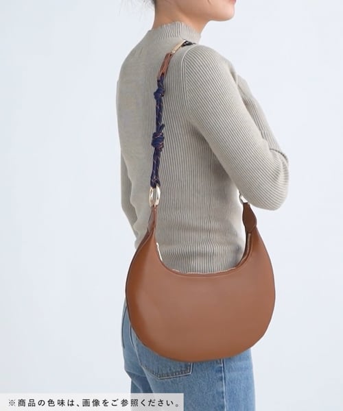 ゆ　LE VERNIS（ル・ベルニ）　パラコードムーン BAG キャメル パラコードムーン BAG/LE VERNIS（ル・ベルニ） キャメル LE