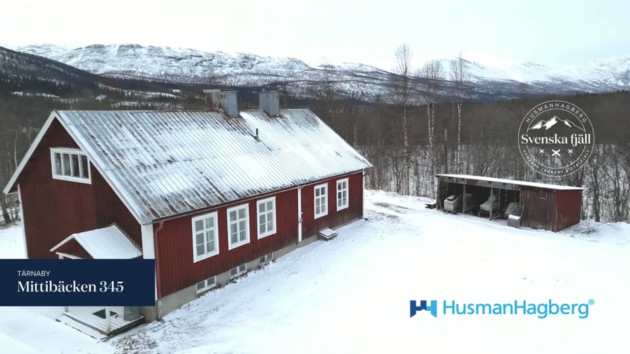 7 rum Villa på Mittibäcken 345 Tärnaby Storumans kommun
