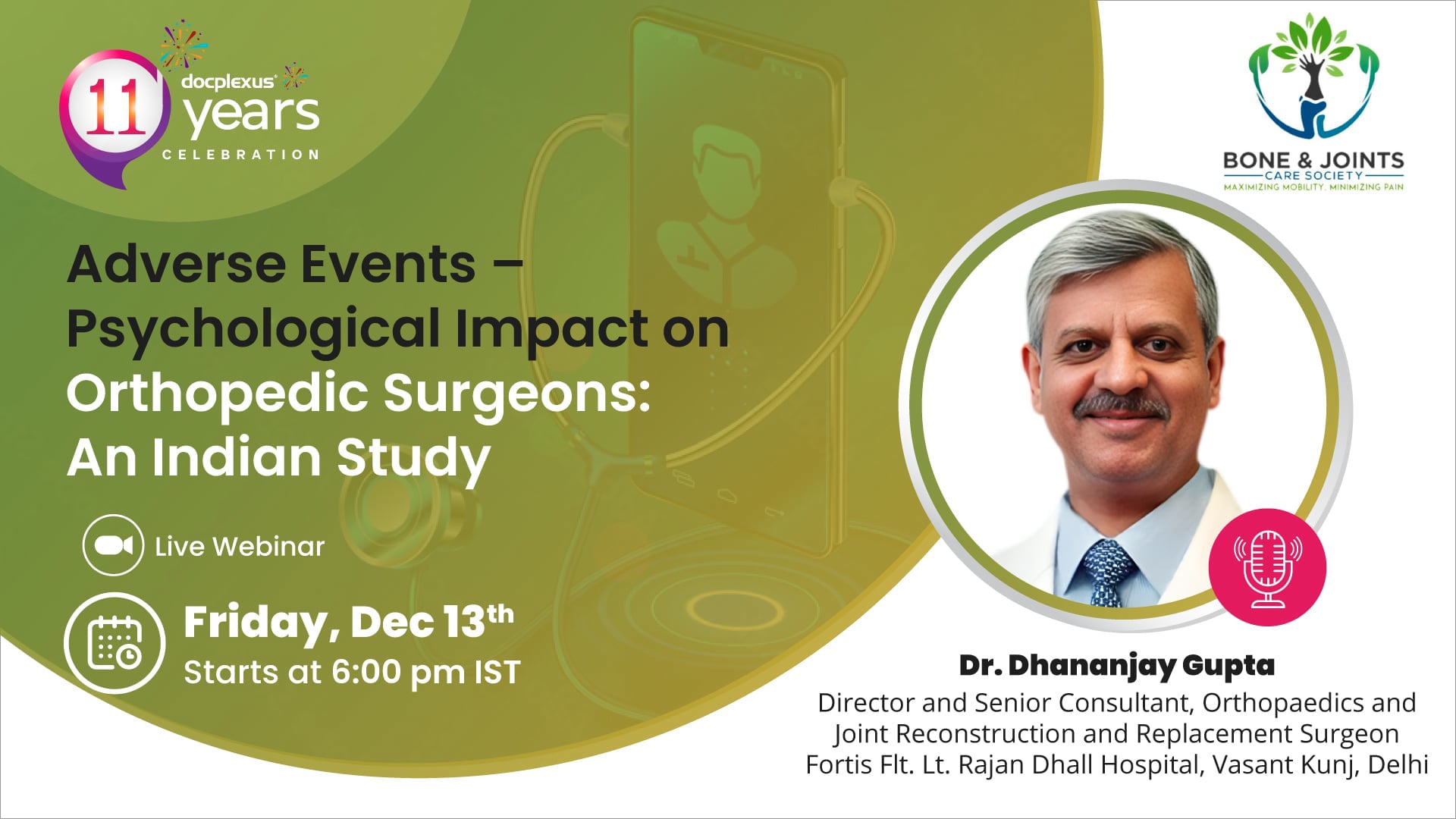 Adverse Events – Psychological Impact on Orthopedic Surgeons: An Indian Study