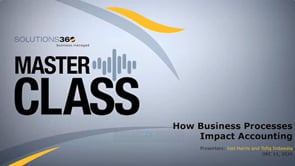 How Business Processes Impact Accounting Webinar