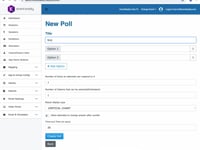 App & Virtual Config - Polls