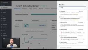 Timeline: Understand contractor history & status