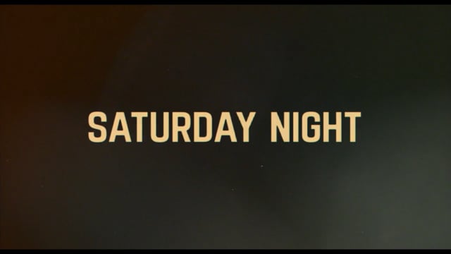 SATURDAY NIGHT - Score