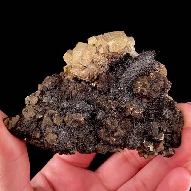 Boulangerite with Pyrite