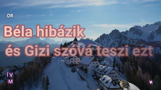 Béla hibázik, és Gizi szóvá teszi ezt