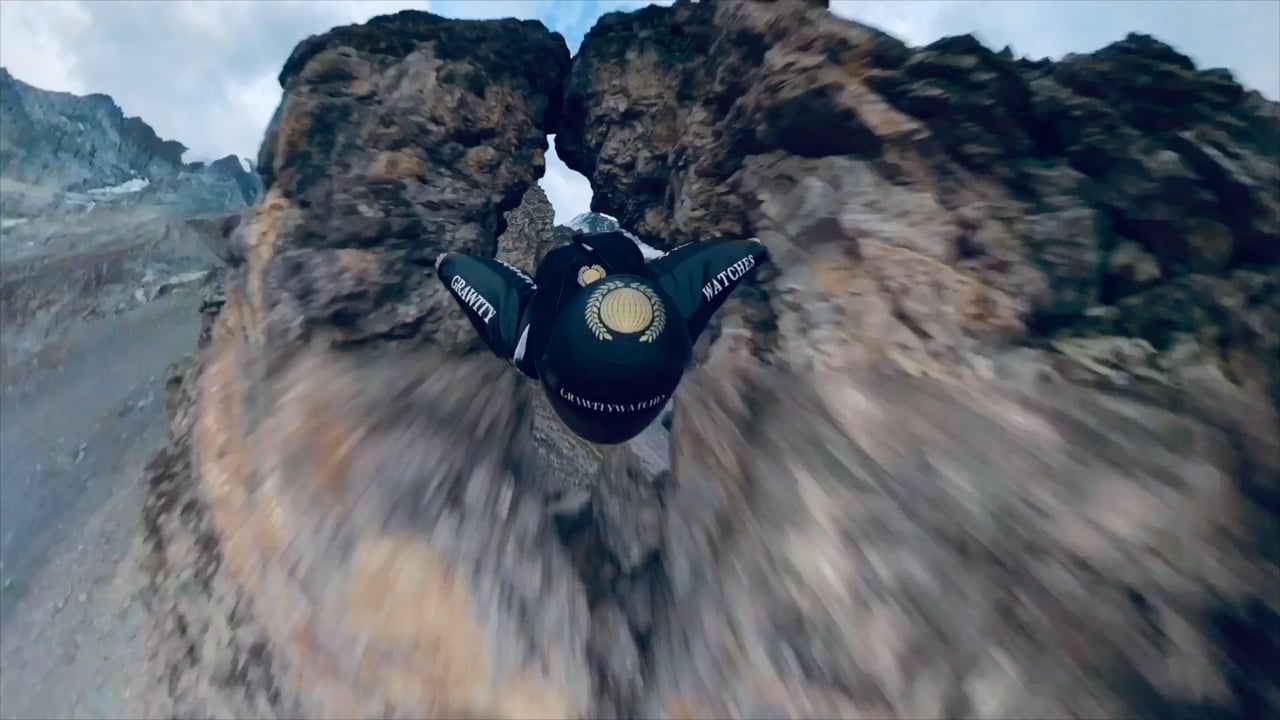 Wingsuit flying aerial video preview by FlightBond Media
