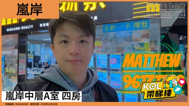嵐岸中層A室 四房