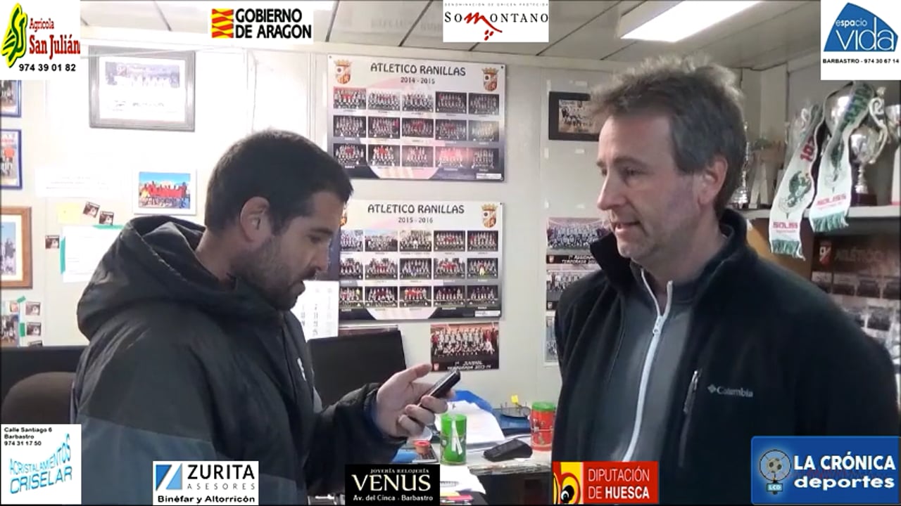 VÍCTOR IZUEL (Entrenador Casetas) AT Ranillas 2-0 UD Casetas / J14 - Regional Preferente G1