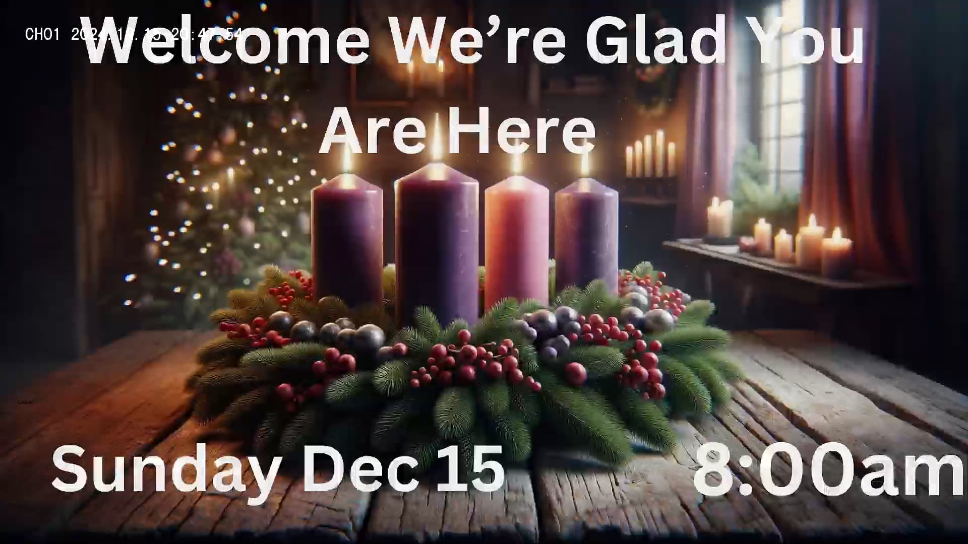 FLC - December 15th, 2024 (8am): Third Sunday of Advent