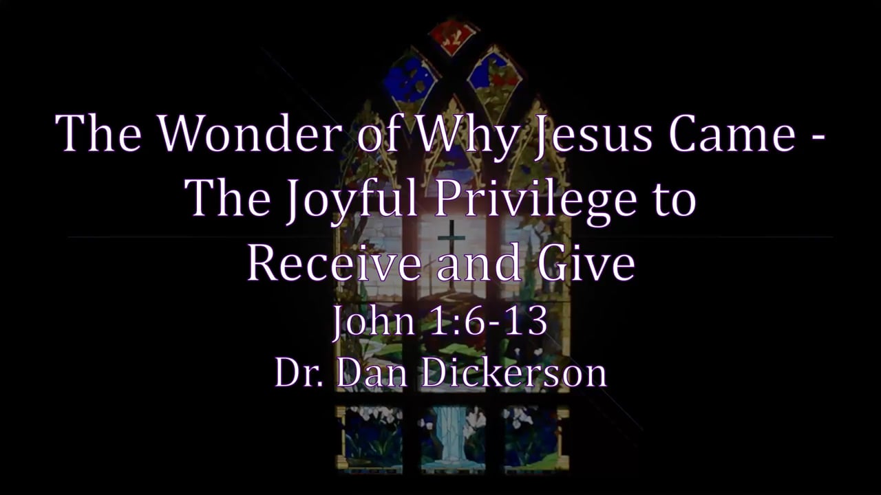 The Wonder of Why Jesus Came